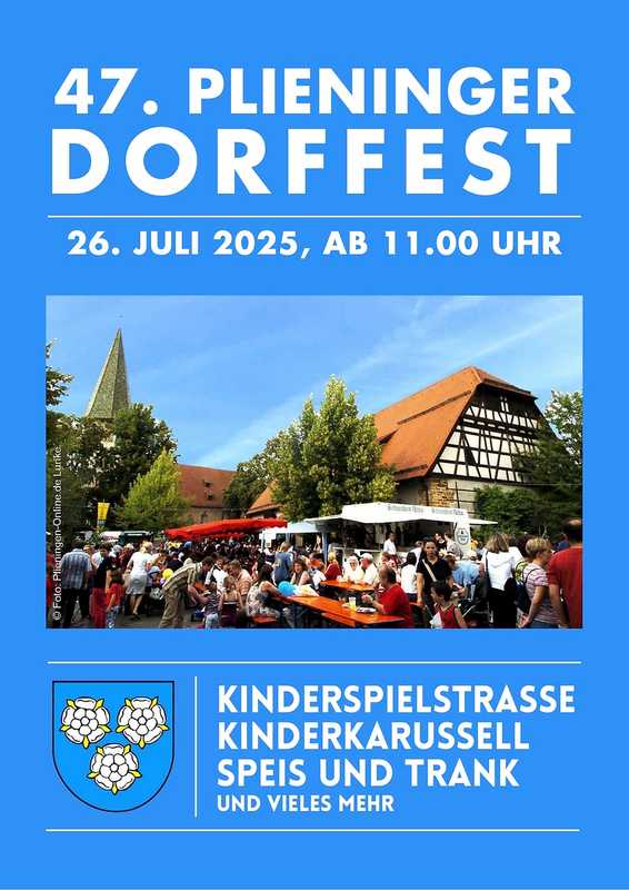 47.PlieningerDorffest_A3_2025